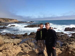 Andrew and Michael in Cambria